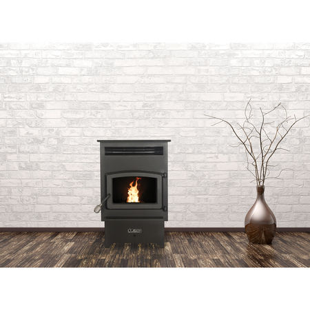 Ashley Hearth Products 2,200 Sq Ft EPA Certified Pellet Stove with 60 lb Hopper and Remote AP60